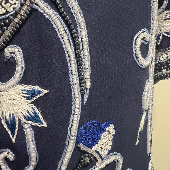 Adrianna Papell occasions silk beaded top - Picture 3 of 6